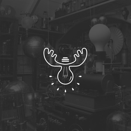 Shirt logo with the title 'Musing Moose'