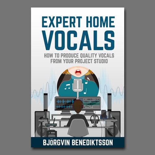 Audio design with the title 'Book Cover Design for Audio Issues'