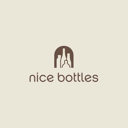 Edgy logo with the title 'Nicebottles, USA.'