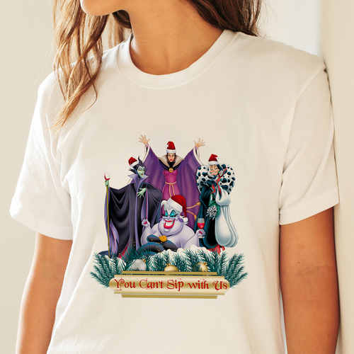 Christmas t-shirt with the title 'Disney Witches Christmas T-Shirt'