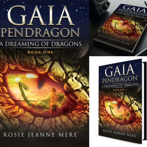 Dragon book cover with the title 'GAIA PENDRAGON Book'