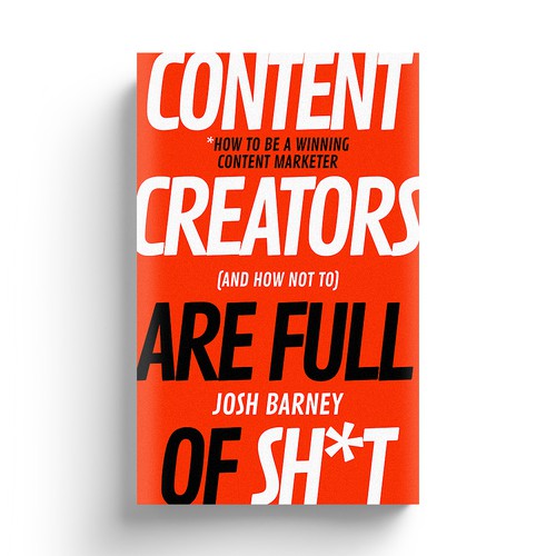 Typography book cover with the title 'Marketing book'