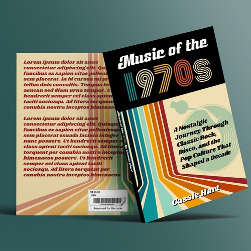 Music book cover with the title 'music from the 70s'