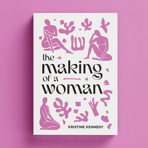Contemporary design with the title 'The Making of a Woman '