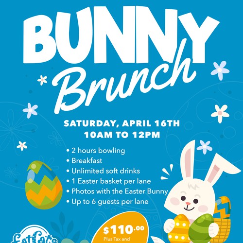Bunny design with the title 'Bunny Brunch'