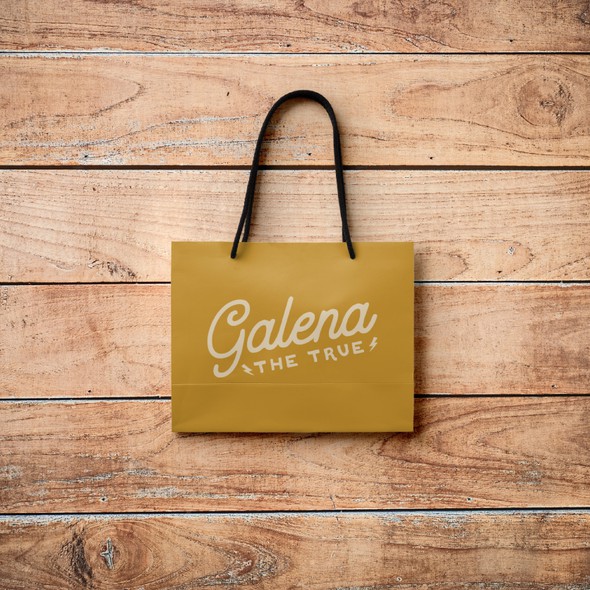 Western brand with the title 'Logo and brand identity pack for Galena, the TRUE'