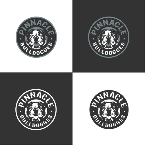 Seal design with the title 'Bulldogge Mascot Logo'