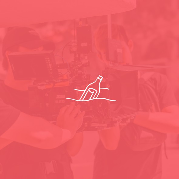 Production design with the title 'An indie film/theatre production company logo'