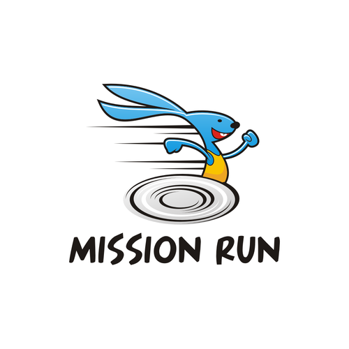 Running logo with the title 'Mission Run'