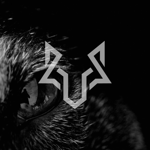 Wolf logo with the title 'Minimalistic logo for cyber-security consulting'