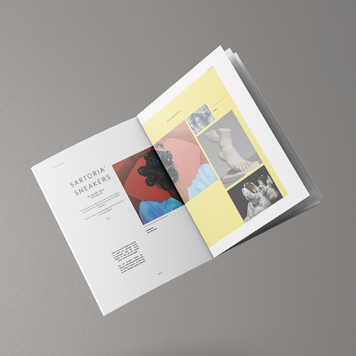 Sneaker design with the title 'Art Direction '