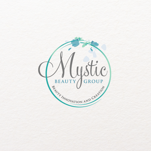 Mystical design with the title 'Beautiful ethereal logo for beauty company Mystic Beauty Group'
