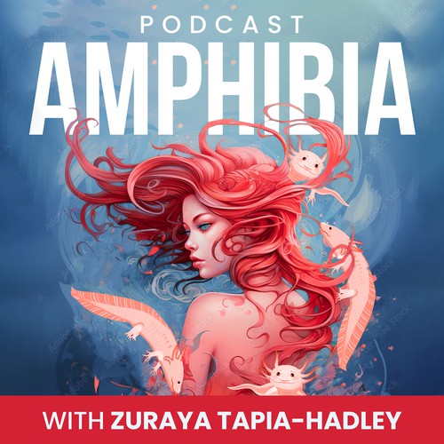 Goddess design with the title 'Amphibia'