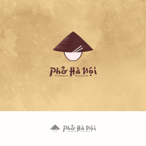 Noodle logo with the title 'Vietnamese Restaurant'