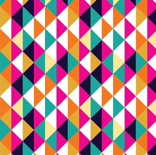 Geometric shape artwork with the title 'Geometric pattern'