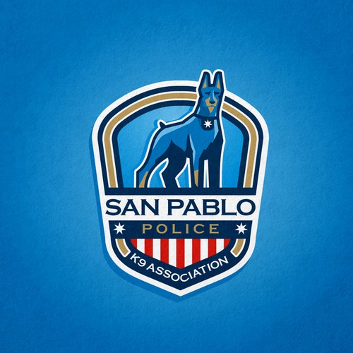 Police logo with the title 'San Pablo K9'