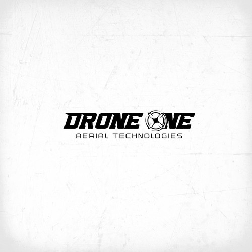 Drone logo with the title 'drone one aerila tchnologies'