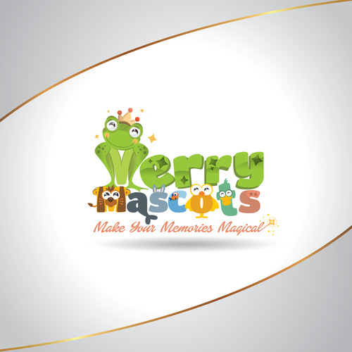 Entertainment brand with the title 'Merry Mascots'