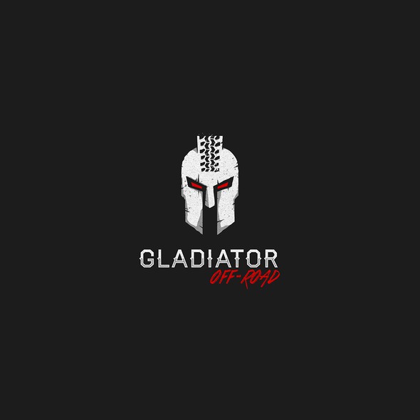 Grunge logo with the title 'Gladiator Off-Road'
