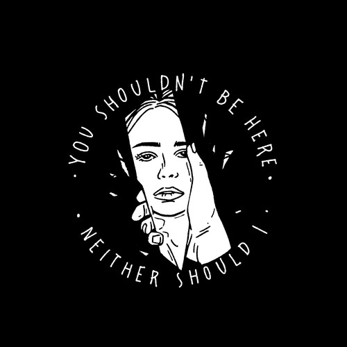 Mirror design with the title 'Shouldn't be Here'