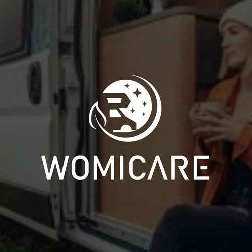 Cleaner logo with the title 'Create Logo Designs "WOMICARE"'