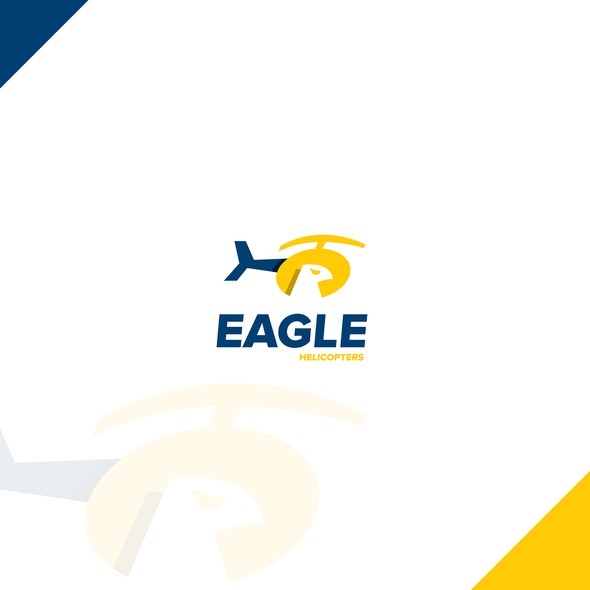 Helicopter logo with the title 'Logo for Helicopter Services'