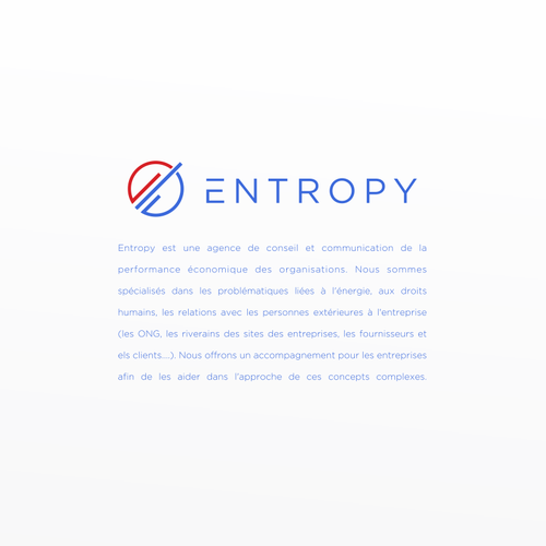 E logo with the title 'Entropy'