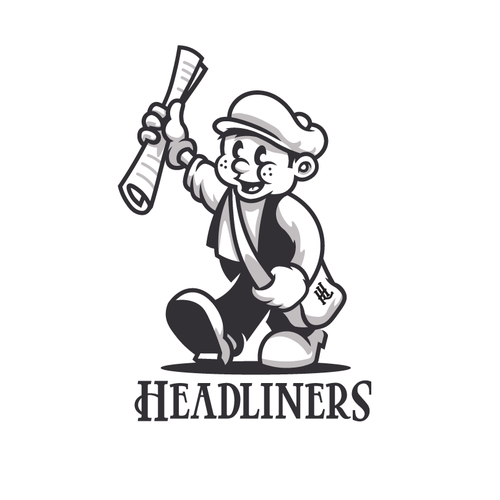 Cap design with the title 'Classic retro illustration for our shop apparel'