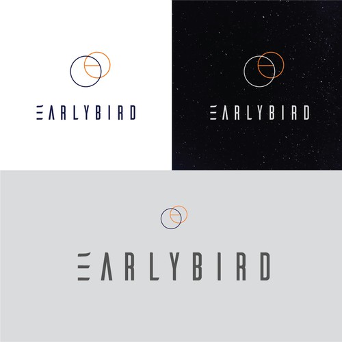 Eclipse design with the title 'Logo design - Based on eclipse'