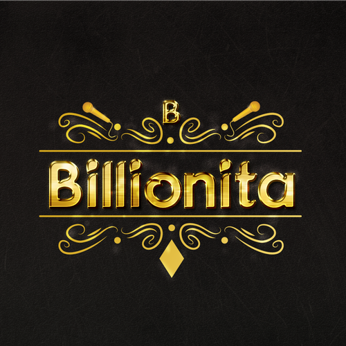 Music production logo with the title 'Logo Concept for Billionita.'