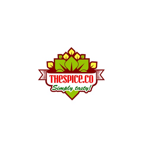 Spice logo with the title 'Bold logo for spices'