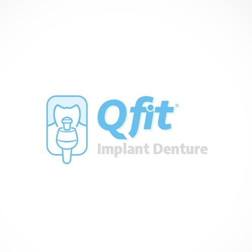 Device design with the title 'Logo for Implant Denture'