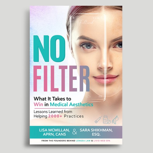 Aesthetic book cover with the title 'NO FILTER'