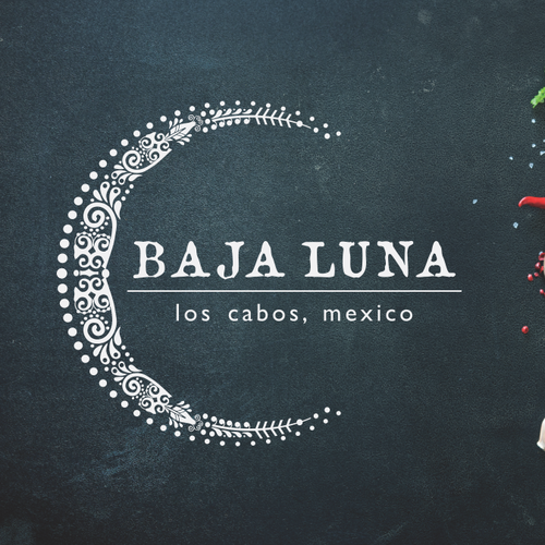Mexican logo with the title 'BAJA LUNA'