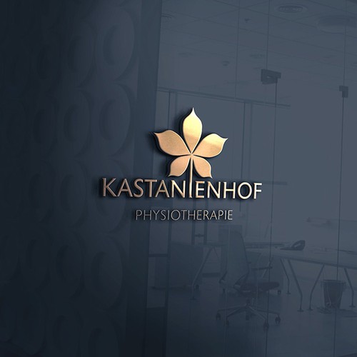 Physiotherapy logo with the title 'Kastanienhof Physiotherapie Logo'