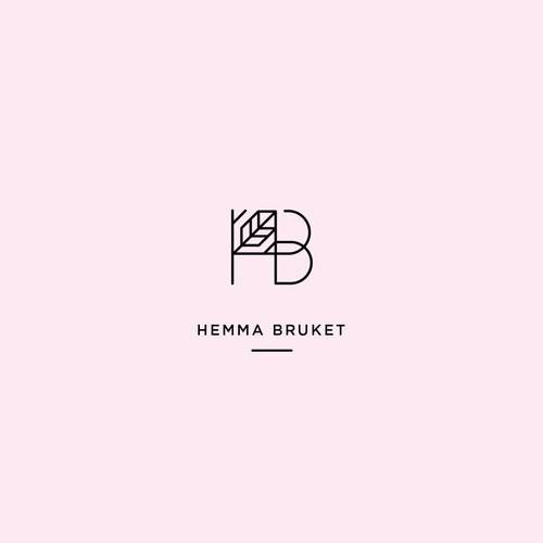 Fashion brand with the title 'Home Fashion Logo Design'