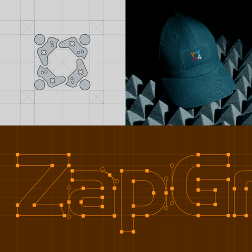 Gaming logo with the title 'ZapGroove'