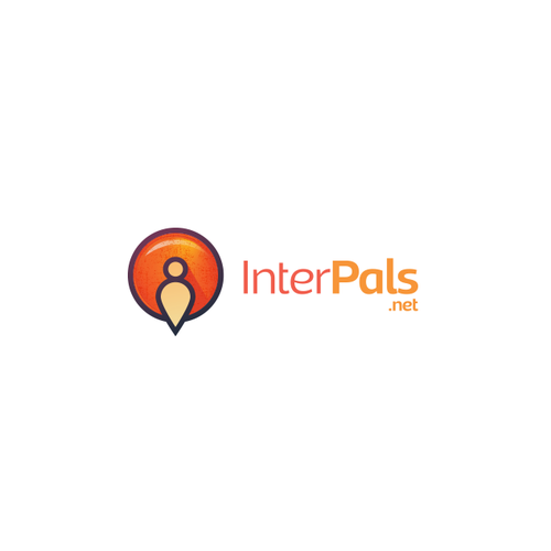 Friend design with the title 'Logo for InterPals'