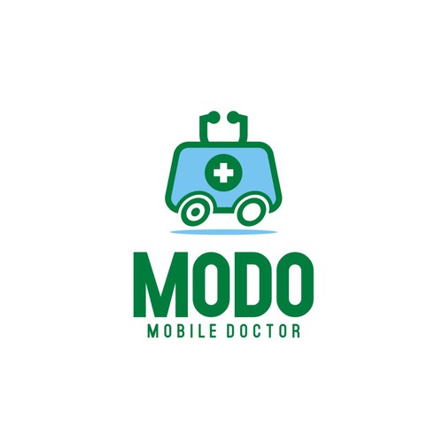 Transportation logo with the title 'Create a unique logo to illustrate a mobile Doctor making house calls'