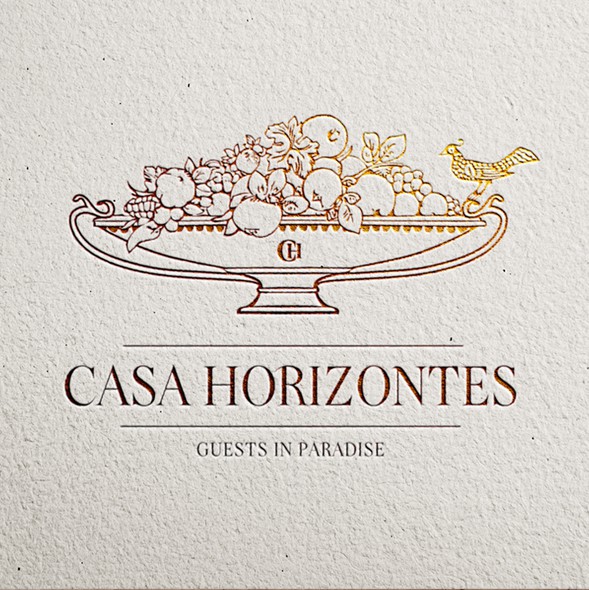 Hospitality brand with the title 'guesthouse in paradise'