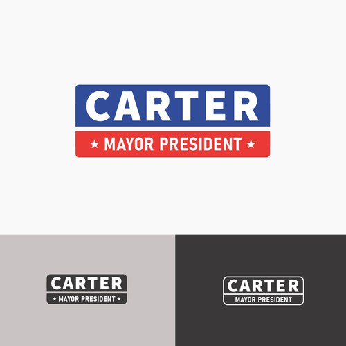 Campaign logo with the title 'Carter for Mayor'