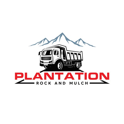 Trucking logo with the title 'Bold Logo for Dump Truck'