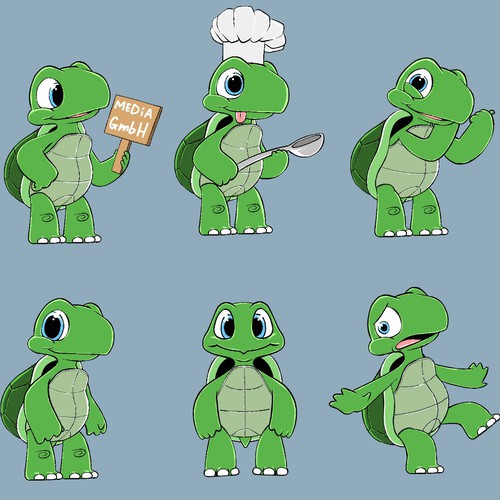 Tortoise design with the title 'Cute Tortoise '