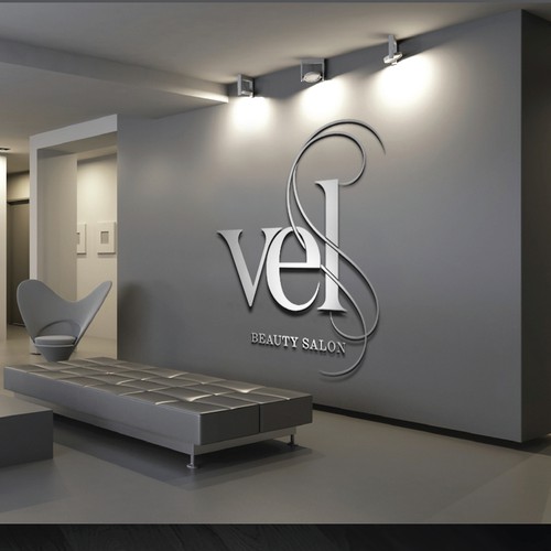 Stylist logo with the title 'Salon Logo'