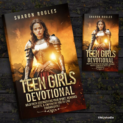 Warrior book cover with the title 'Teen Girls Devotional'