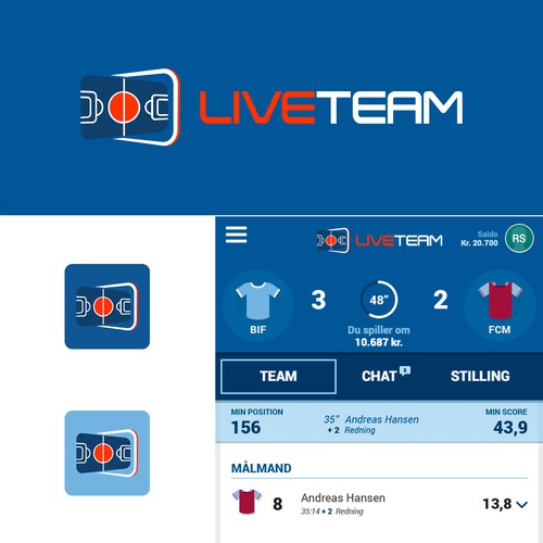 Antenna logo with the title 'LiveTeam'