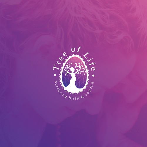 Birth design with the title 'Tree of life'