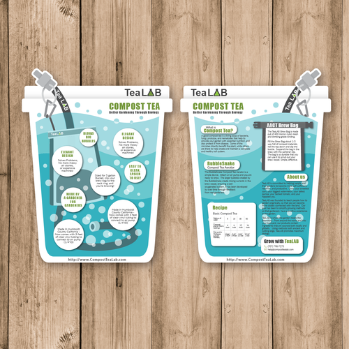 Die cut design with the title 'Concept of die cut flyer '