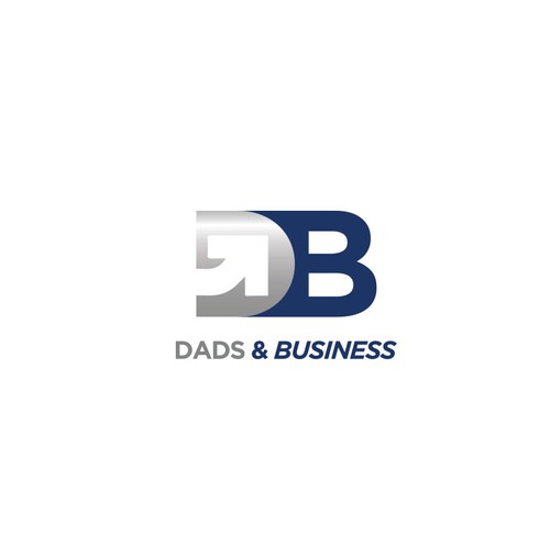 Motivational logo with the title 'Logo Concept for Dads & Business'