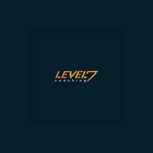 Roman design with the title 'the concept of a personal fitness training logo called LEVEL 7'